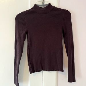 Urban Outfitters brown half turtle neck long sleeve